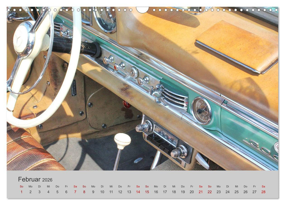 Der SL - Ästhetik pur von Mercedes Benz (CALVENDO Wandkalender 2026)