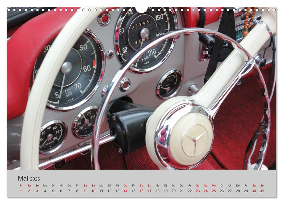 Der SL - Ästhetik pur von Mercedes Benz (CALVENDO Wandkalender 2026)