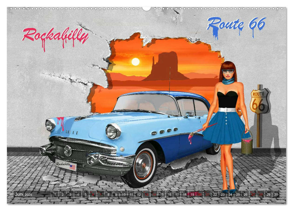 Street-Art in Digital-Art by Mausopardia (CALVENDO Wandkalender 2026)