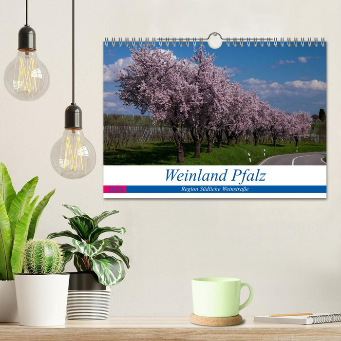 Weinland Pfalz - Region Südliche Weinstraße (CALVENDO Wandkalender 2026)