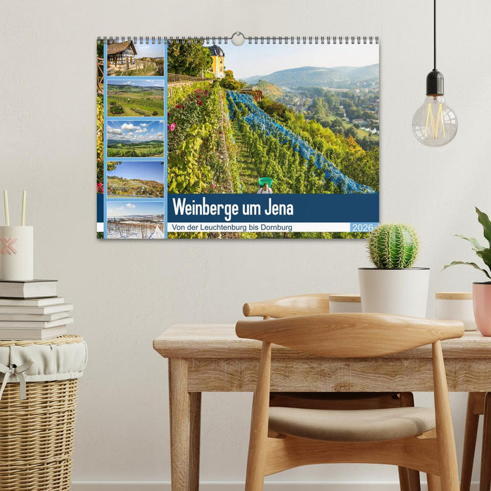 Weinberge um Jena (CALVENDO Wandkalender 2026)