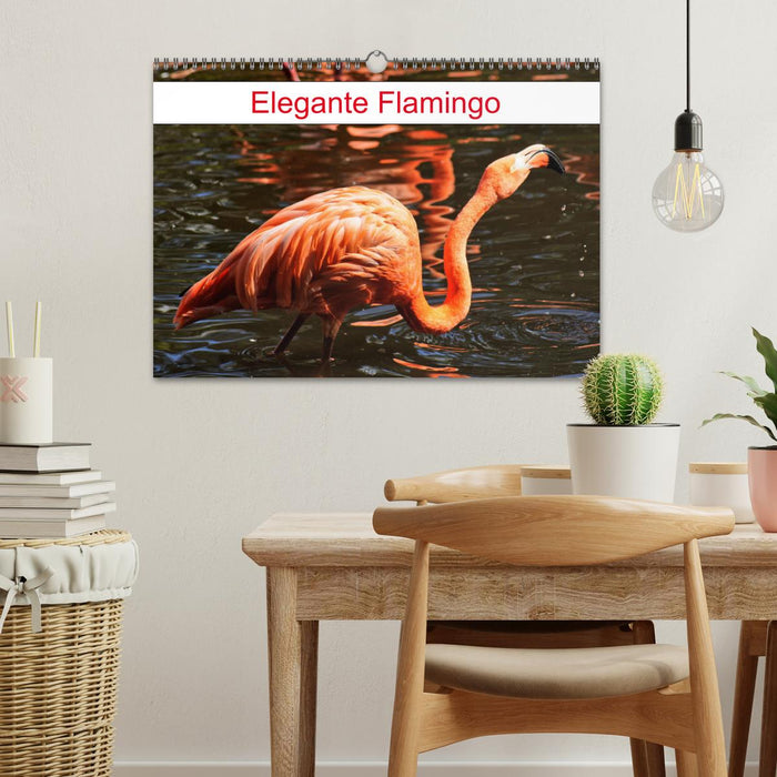 Elegante Flamingo (CALVENDO Wandkalender 2026)