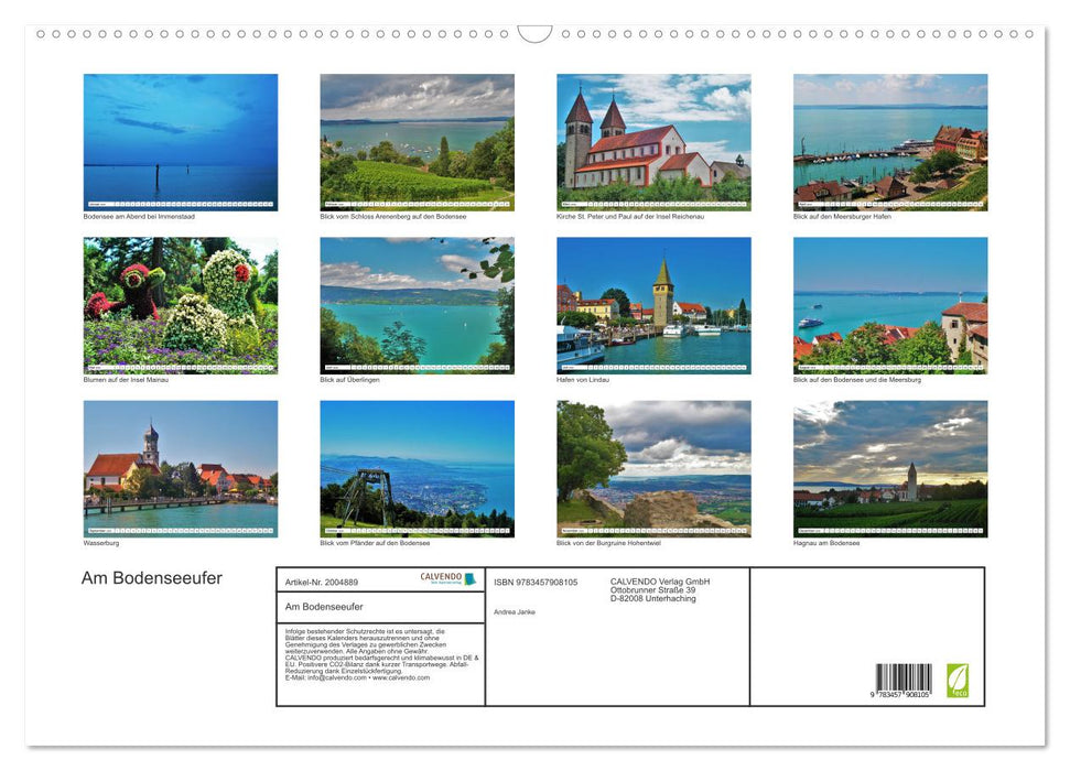 Am Bodenseeufer (CALVENDO Wandkalender 2026)