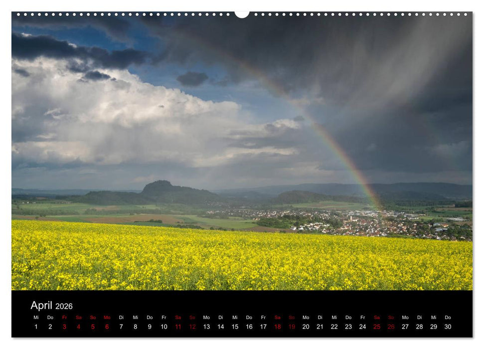 Der Hegau - Wanderparadies am westlichen Bodensee (CALVENDO Wandkalender 2026)