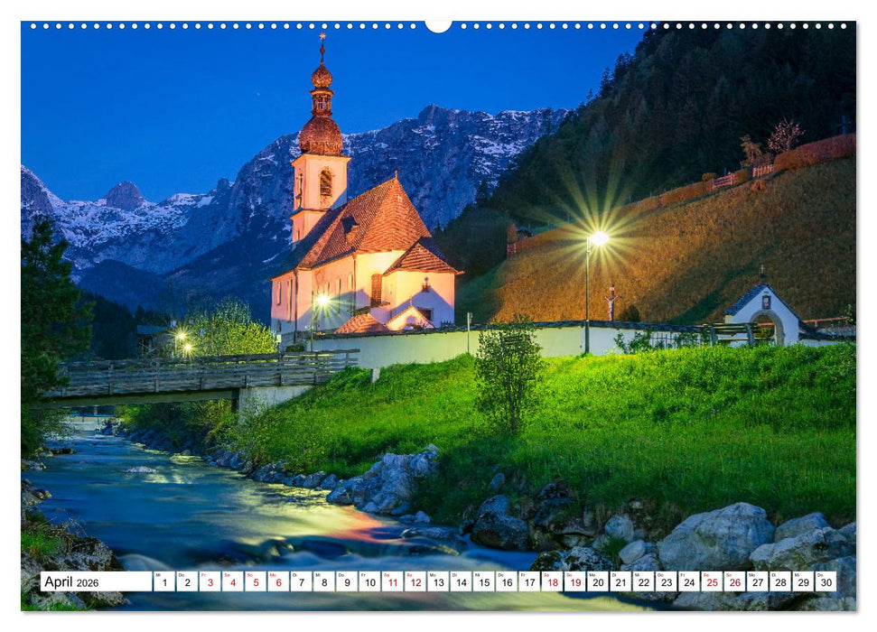 Berchtesgadener Alpen - Landschaften zum Träumen (CALVENDO Wandkalender 2026)