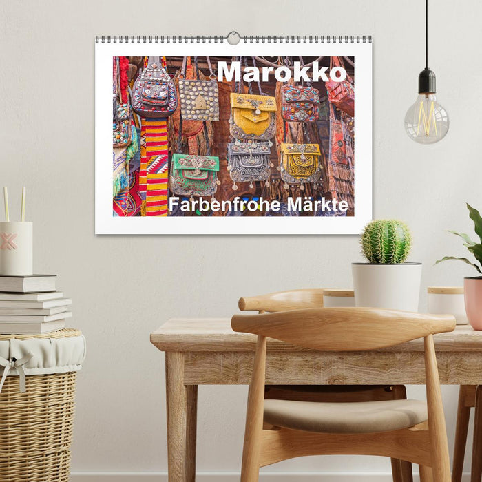 Marokko - Farbenfrohe Märkte (CALVENDO Wandkalender 2026)