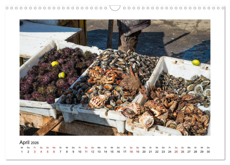 Marokko - Farbenfrohe Märkte (CALVENDO Wandkalender 2026)