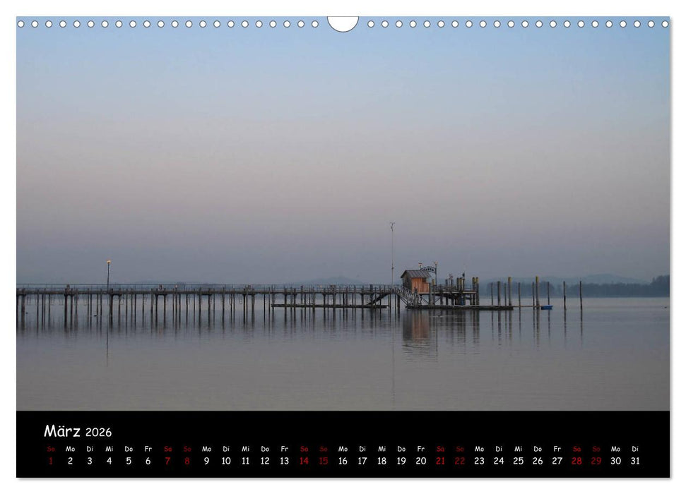 Traumhaft schöner Bodensee (CALVENDO Wandkalender 2026)