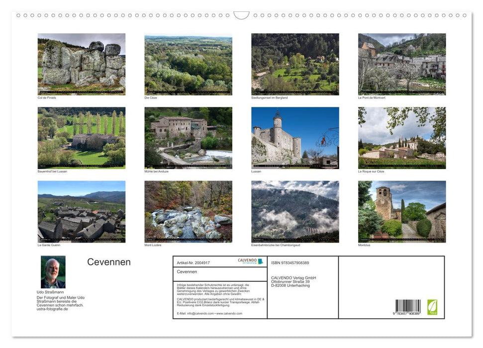 Cevennen (CALVENDO Wandkalender 2026)