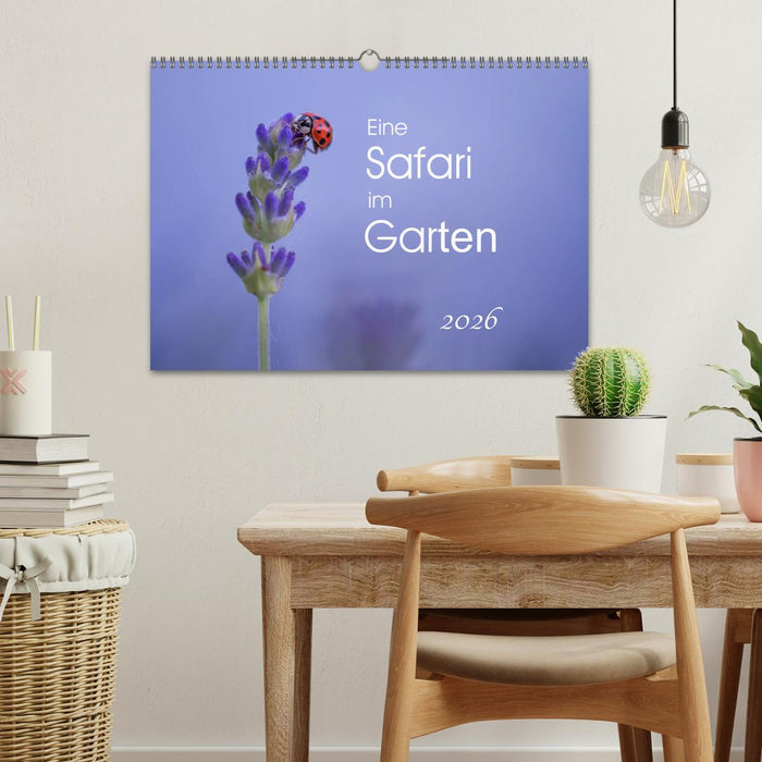 Eine Safari im Garten (CALVENDO Wandkalender 2026)