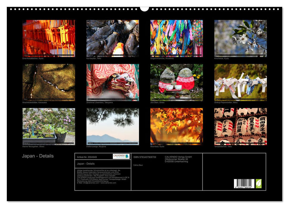 Japan - Details (CALVENDO Wandkalender 2026)