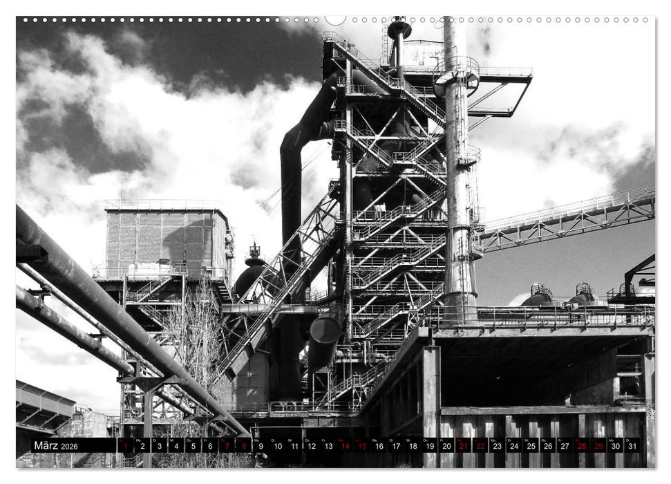LaPaDu-Hüttenwerk Duisburg (CALVENDO Wandkalender 2026)
