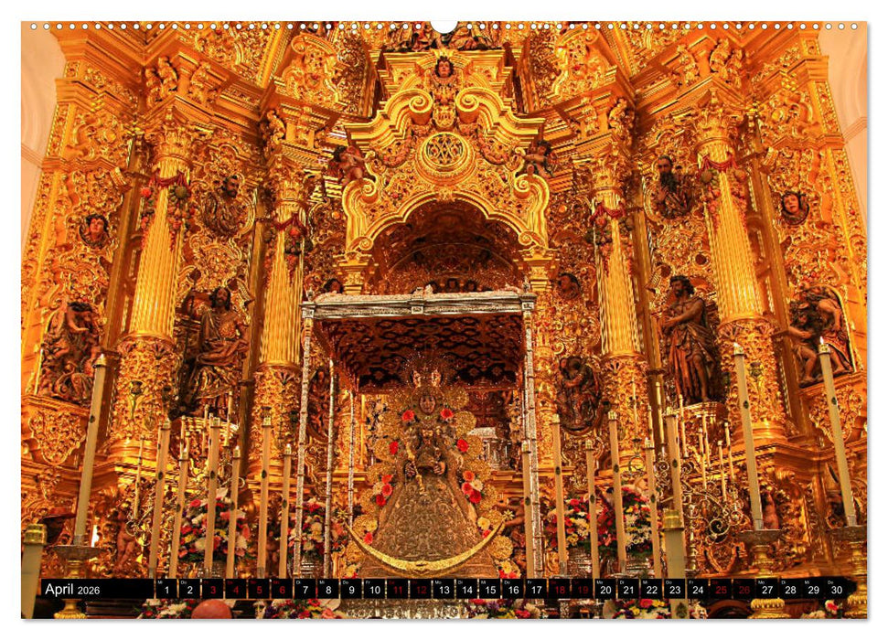El Rocio - Andalusiens faszinierende Wallfahrt (CALVENDO Wandkalender 2026)