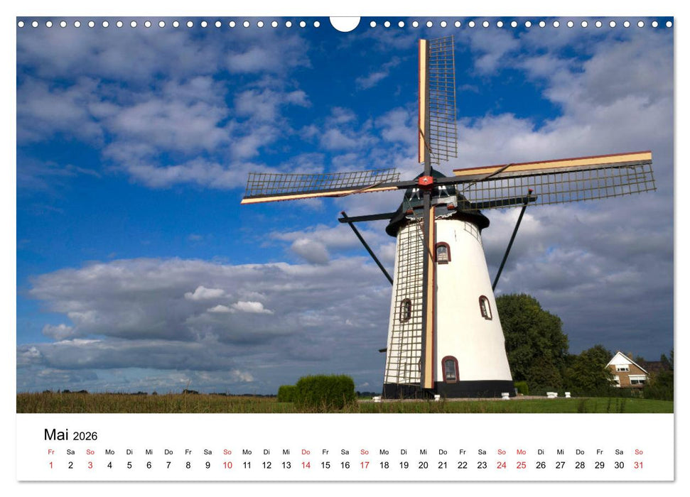 DIE SCHÖNSTEN WINDMÜHLEN IN HOLLAND 2026 (CALVENDO Wandkalender 2026)