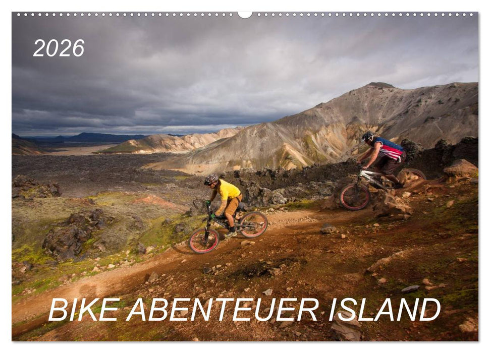 Bike Abenteuer Island (CALVENDO Wandkalender 2026)