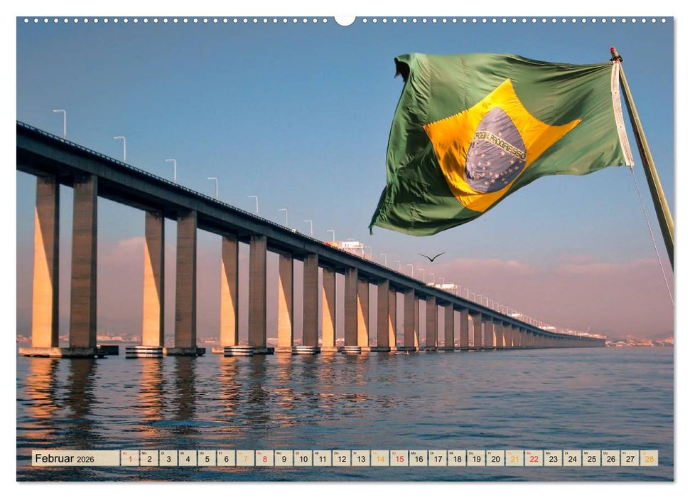 Rio de Janeiro, Stadt des Sonnenscheins (CALVENDO Wandkalender 2026)