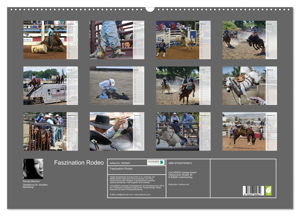Faszination Rodeo (CALVENDO Wandkalender 2026)