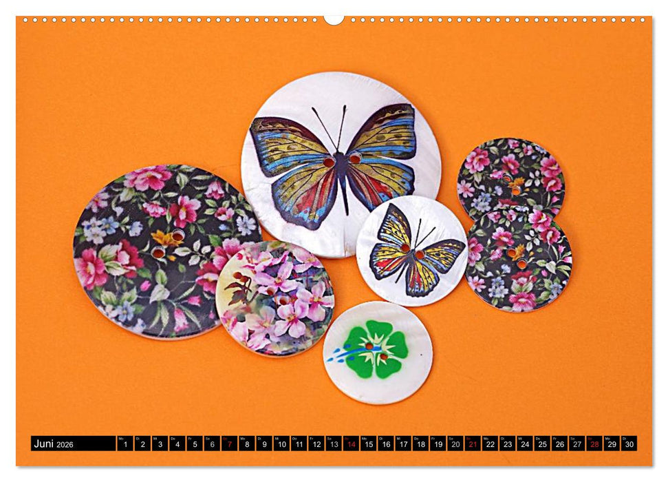 Knopfkalender (CALVENDO Wandkalender 2026)