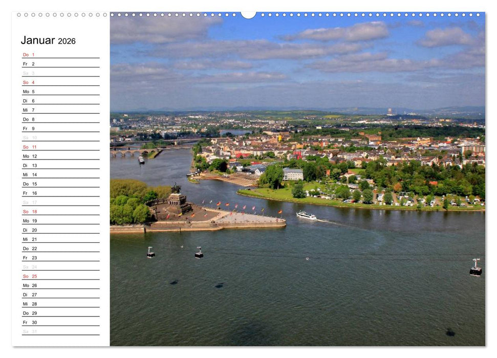 Der wunderschönen Mosel entlang – Von Koblenz bis Trier (CALVENDO Wandkalender 2026)