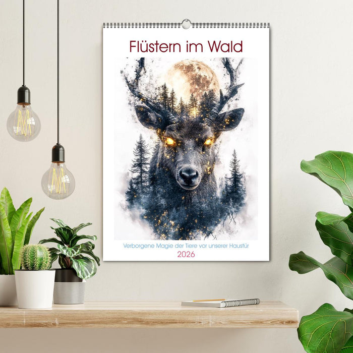 Flüstern im Wald (CALVENDO Wandkalender 2026)
