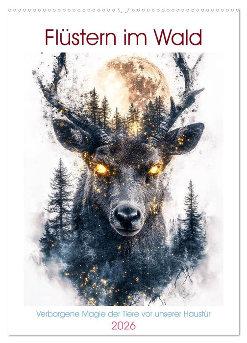 Flüstern im Wald (CALVENDO Wandkalender 2026)