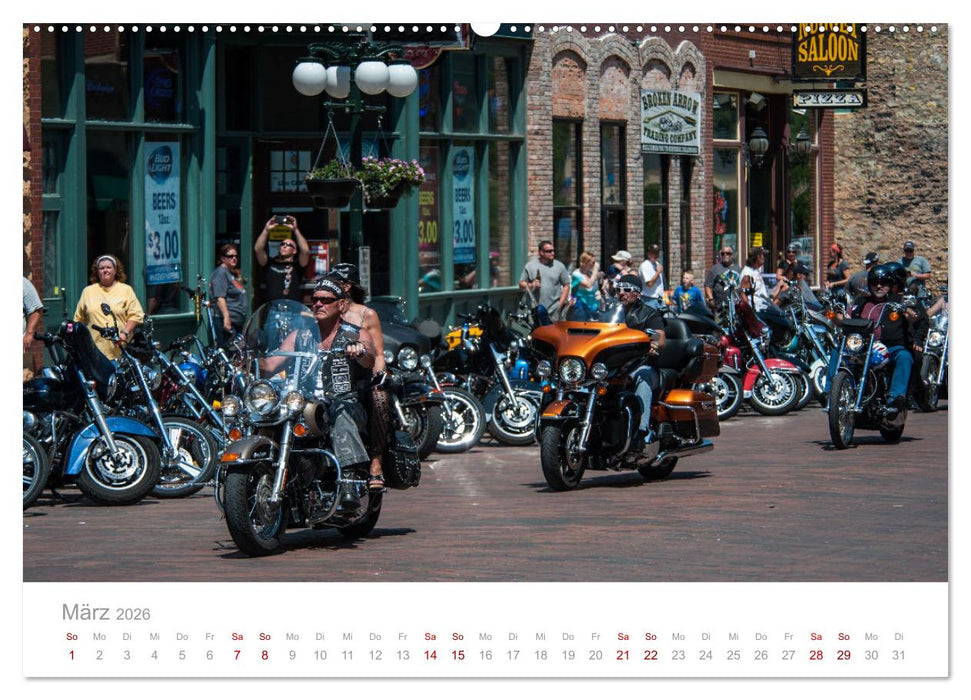 Sturgis - Die berühmteste Motorrad-Rallye der Welt (CALVENDO Wandkalender 2026)