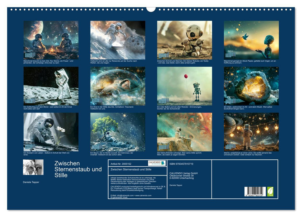 Zwischen Sternenstaub und Stille (CALVENDO Wandkalender 2026)