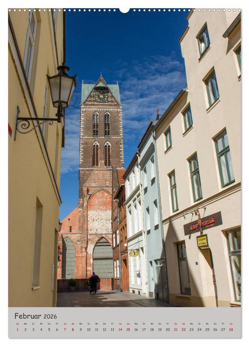 Wismar - UNESCO Welterbe in Deutschland (CALVENDO Wandkalender 2026)