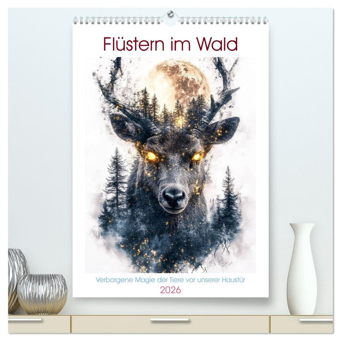 Flüstern im Wald (CALVENDO Premium Wandkalender 2026)
