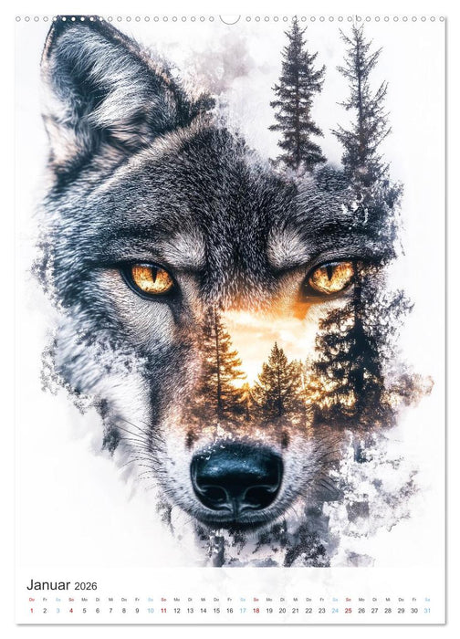 Flüstern im Wald (CALVENDO Premium Wandkalender 2026)