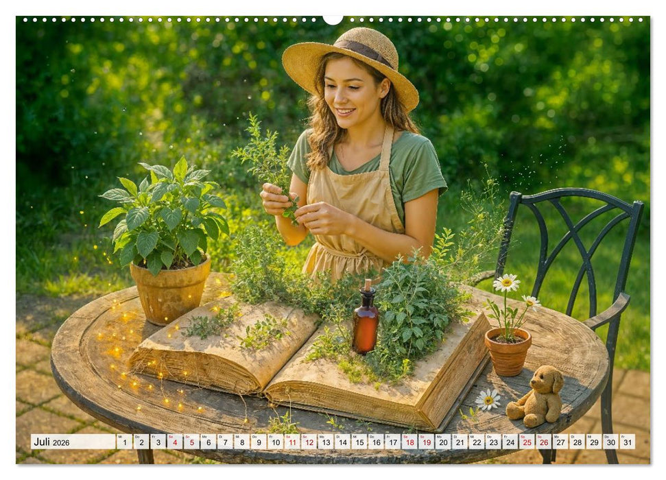 Magische Welt der Bücher - Fantastische Abenteuer zwischen den Seiten (CALVENDO Premium Wandkalender 2026)