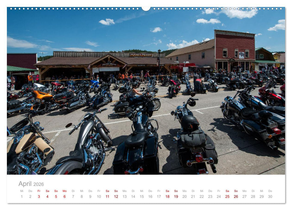 Sturgis - Die berühmteste Motorrad-Rallye der Welt (CALVENDO Premium Wandkalender 2026)