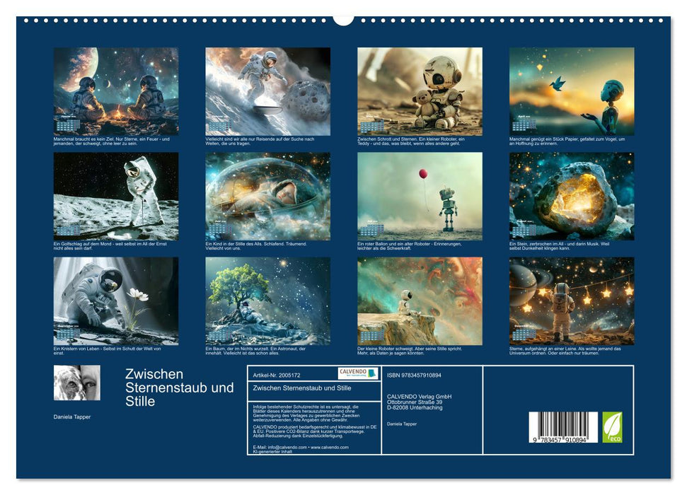 Zwischen Sternenstaub und Stille (CALVENDO Premium Wandkalender 2026)