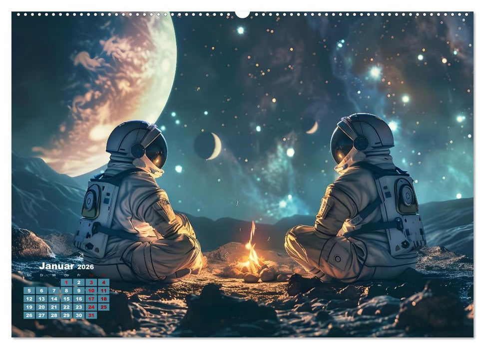 Zwischen Sternenstaub und Stille (CALVENDO Premium Wandkalender 2026)