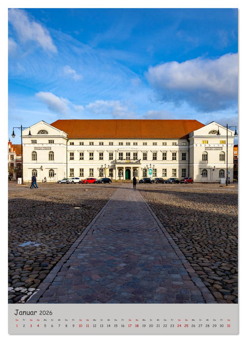 Wismar - UNESCO Welterbe in Deutschland (CALVENDO Premium Wandkalender 2026)
