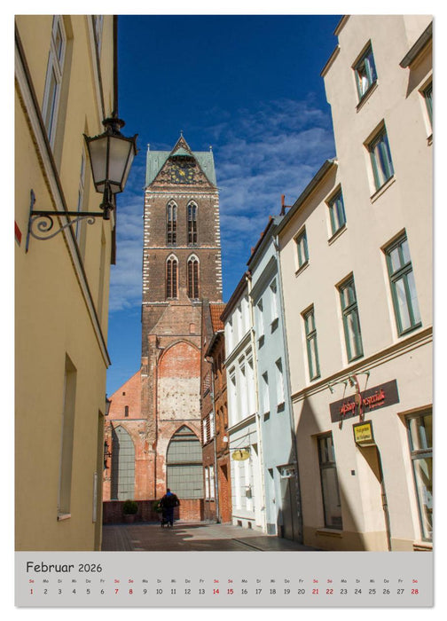 Wismar - UNESCO Welterbe in Deutschland (CALVENDO Premium Wandkalender 2026)