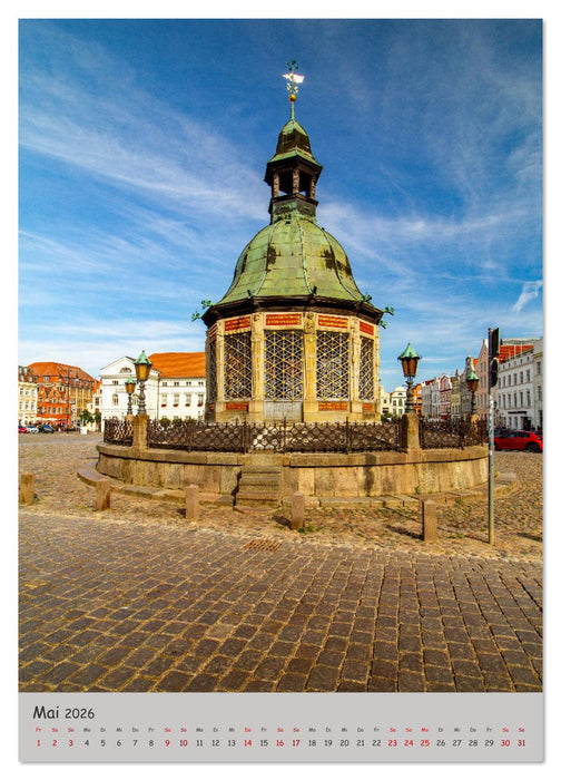 Wismar - UNESCO Welterbe in Deutschland (CALVENDO Premium Wandkalender 2026)