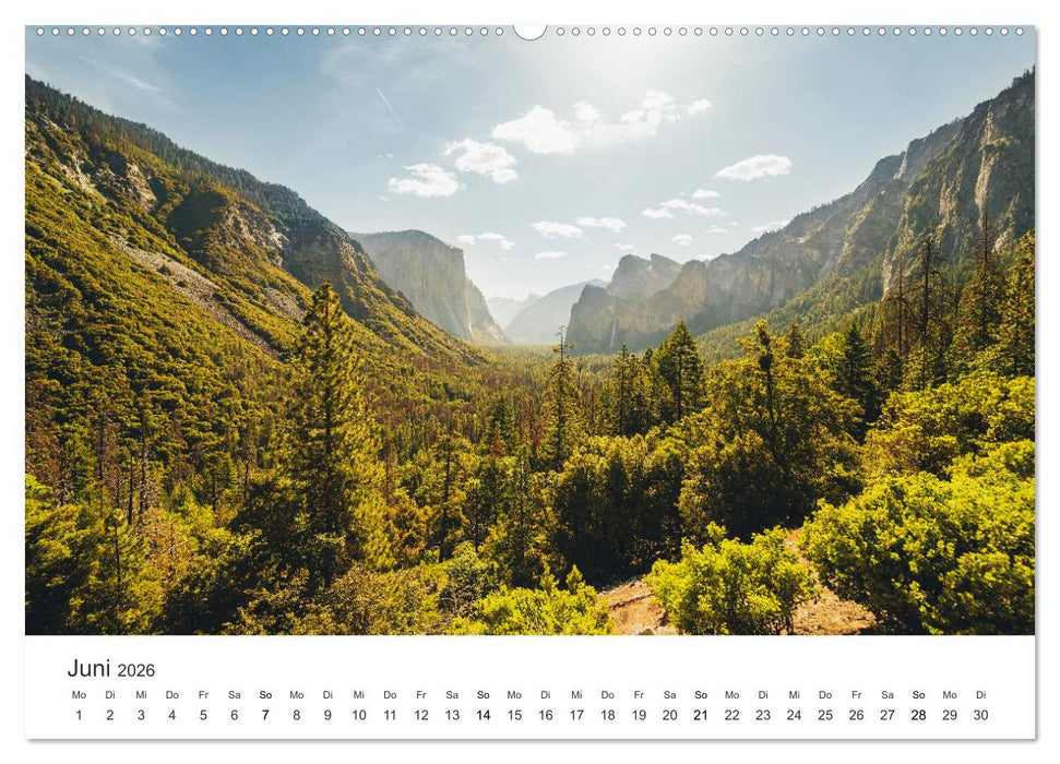 Yosemite - Einzigartige Naturspektakel (CALVENDO Wandkalender 2026)
