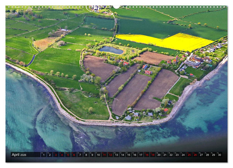 Flugroute Ostsee Bäder (CALVENDO Wandkalender 2026)