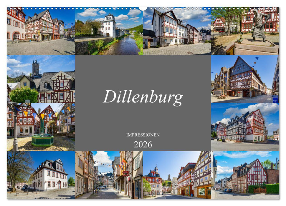Dillenburg Impressionen (CALVENDO Wandkalender 2026)