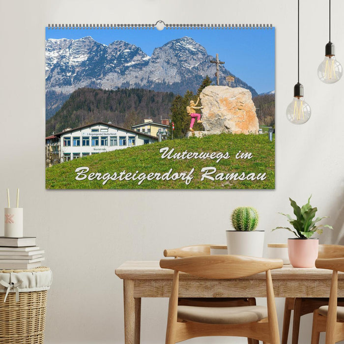 Unterwegs im Bergsteigerdorf Ramsau (CALVENDO Wandkalender 2026)