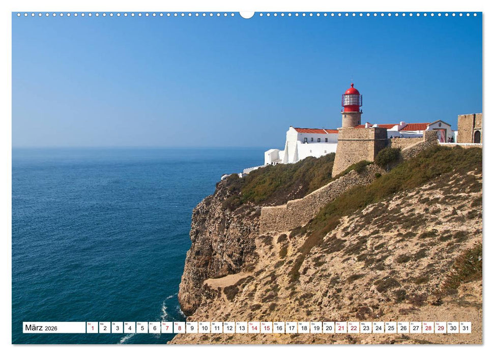 Algarve - Die wilde Westküste Costa Vicentina (CALVENDO Wandkalender 2026)