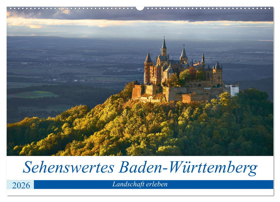 Sehenswertes Baden-Württemberg (CALVENDO Wandkalender 2026)