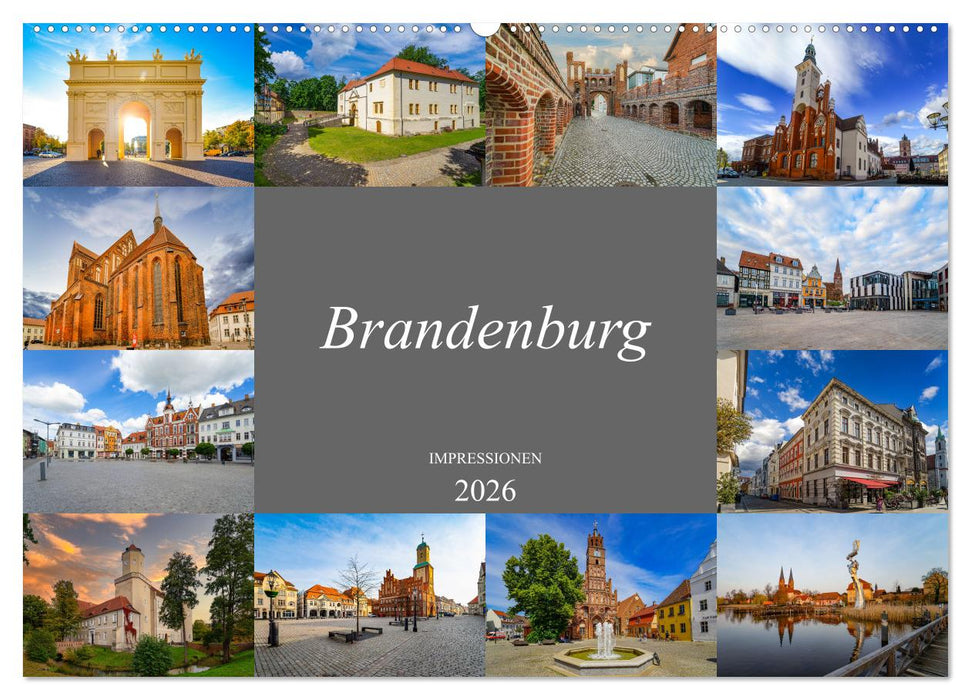 Brandenburg Impressionen (CALVENDO Wandkalender 2026)