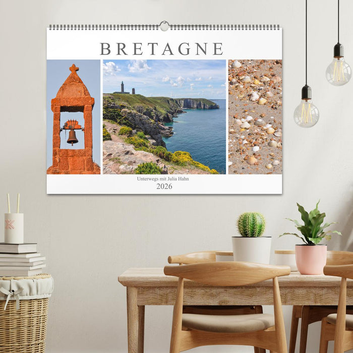 Bretagne - unterwegs mit Julia Hahn (CALVENDO Wandkalender 2026)