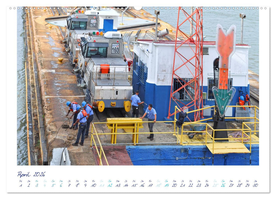 PANAMA-KANAL: Drahtseilakt-Bilder (CALVENDO Wandkalender 2026)