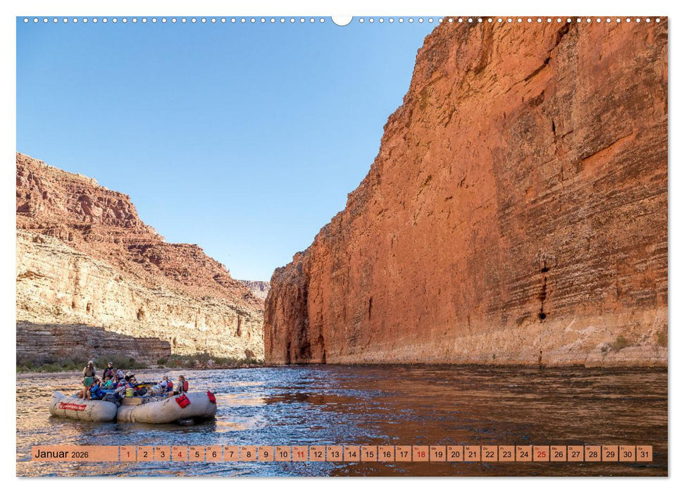 Colorado River Rafting im Grand Canyon (CALVENDO Wandkalender 2026)