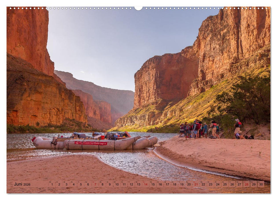 Colorado River Rafting im Grand Canyon (CALVENDO Wandkalender 2026)