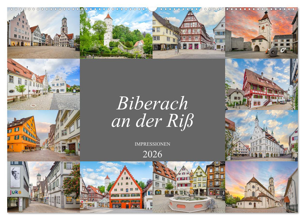 Biberach an der Riß Impressionen (CALVENDO Wandkalender 2026)