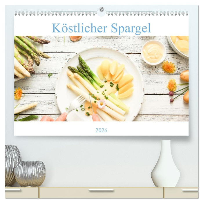 Köstlicher Spargel (CALVENDO Premium Wandkalender 2026)